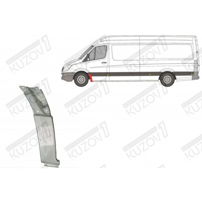 Арка Передняя, Задняя Часть, (левая) Klokkerholm для Mercedes Sprinter 2013-2017 - фото