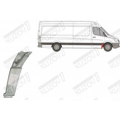 Арка Передняя, Задняя Часть, (правая) Klokkerholm для Mercedes Sprinter 2013-2017 - фото
